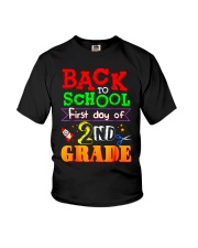 Back To School Shirt First Day Of 2nd Grade Shirt Youth T-Shirt thumbnail