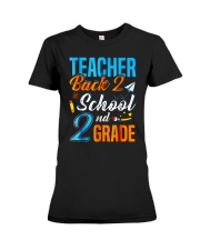 Back To School Shirt Funny For 2nd Grade Teacher Premium Fit Ladies Tee thumbnail