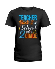 Back To School Shirt Funny For 2nd Grade Teacher Ladies T-Shirt thumbnail
