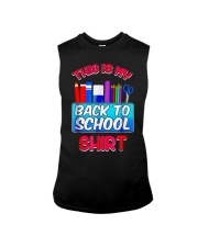 Back to School Shirt Teacher Shirt Student Sleeveless Tee thumbnail