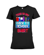 Back to School Shirt Teacher Shirt Student Premium Fit Ladies Tee thumbnail