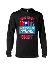 Back to School Shirt Teacher Shirt Student Long Sleeve Tee thumbnail