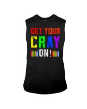Back to School Shirt Get Your Cray On Sleeveless Tee thumbnail