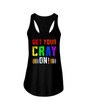 Back to School Shirt Get Your Cray On Ladies Flowy Tank thumbnail