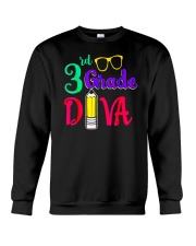 Back To School Shirt Funny 3rd Grade Diva Shirt Crewneck Sweatshirt thumbnail