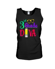 Back To School Shirt Funny 3rd Grade Diva Shirt Unisex Tank thumbnail