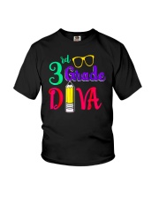 Back To School Shirt Funny 3rd Grade Diva Shirt Youth T-Shirt thumbnail