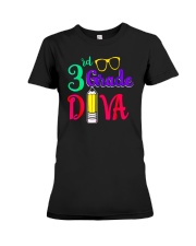 Back To School Shirt Funny 3rd Grade Diva Shirt Premium Fit Ladies Tee thumbnail