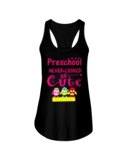 Back To School Shirt Preschool Looked Cute Ladies Flowy Tank thumbnail