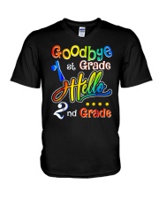 Back To School Shirt Goodbye 1st Grade V-Neck T-Shirt thumbnail