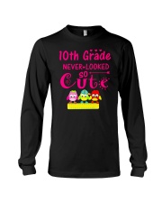 Back To School Shirt Tenth Grade Ten Looked Cute Long Sleeve Tee thumbnail