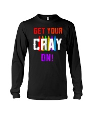 Back to School Shirt Get Your Cray On Long Sleeve Tee thumbnail