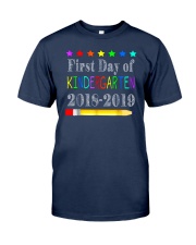 Back To School First Day Of Kindergarten Classic T-Shirt front