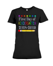 Back To School First Day Of Kindergarten Premium Fit Ladies Tee thumbnail