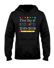 Back To School First Day Of Kindergarten Hooded Sweatshirt thumbnail