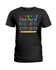 Back To School First Day Of Kindergarten Ladies T-Shirt thumbnail