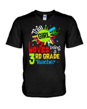 Back To School Shirt Funny 3rd Grade Teacher Shirt V-Neck T-Shirt thumbnail