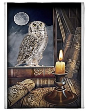 Owl and Book Small Fleece Blanket - 30" x 40" thumbnail