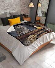Owl and Book Sherpa Fleece Blanket - 50" x 60" aos-sherpa-fleece-blanket-lifestyle-front-02