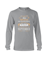 Queens are born in September Long Sleeve Tee tile