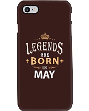 Legends are born in May Phone Case tile