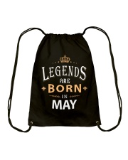 Legends are born in May Drawstring Bag tile