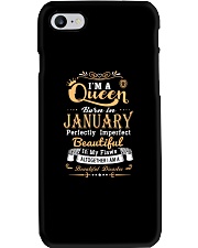 Queens are born in January Phone Case tile