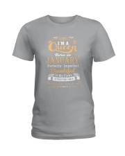 Queens are born in January Ladies T-Shirt tile