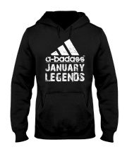 Legends are born in January Hooded Sweatshirt tile