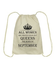 Queen are born in September Drawstring Bag tile