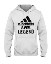Legends Are Born in April Hooded Sweatshirt tile