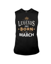 Legends are born in March Sleeveless Tee tile