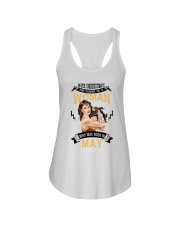 Queens are born in May Ladies Flowy Tank front
