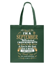 Queens are born in September Tote Bag tile