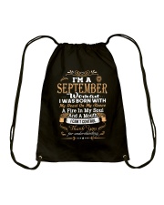 Queens are born in September Drawstring Bag tile