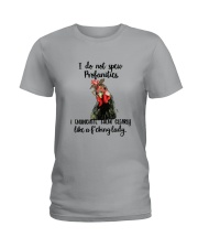 I do not spew profanities Ladies T-Shirt front