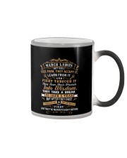 Queens are born in March Color Changing Mug tile