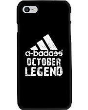 Legends are born in October Phone Case tile
