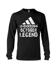 Legends are born in October Long Sleeve Tee tile