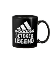 Legends are born in October Mug tile