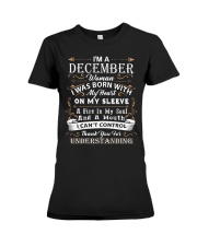 Queens are born in December Premium Fit Ladies Tee tile