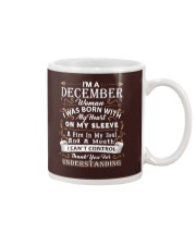 Queens are born in December Mug tile