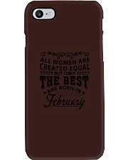 Queens are born in February Phone Case tile