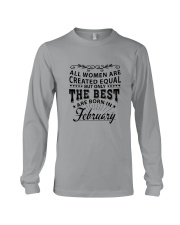 Queens are born in February Long Sleeve Tee tile