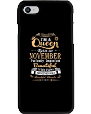 Queens are born in November Phone Case tile