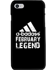 Legends are born in February Phone Case tile