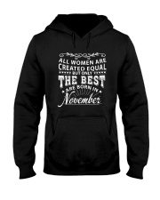Queens are born in November Hooded Sweatshirt tile