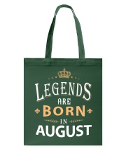 Legends are born in August Tote Bag tile