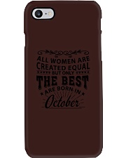 Queen are born in October Phone Case tile