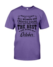 Queen are born in October Premium Fit Mens Tee tile